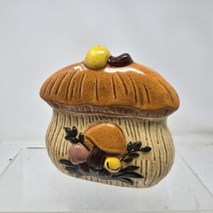 Vintage Merry Mushroom *chips* Napkin Holder